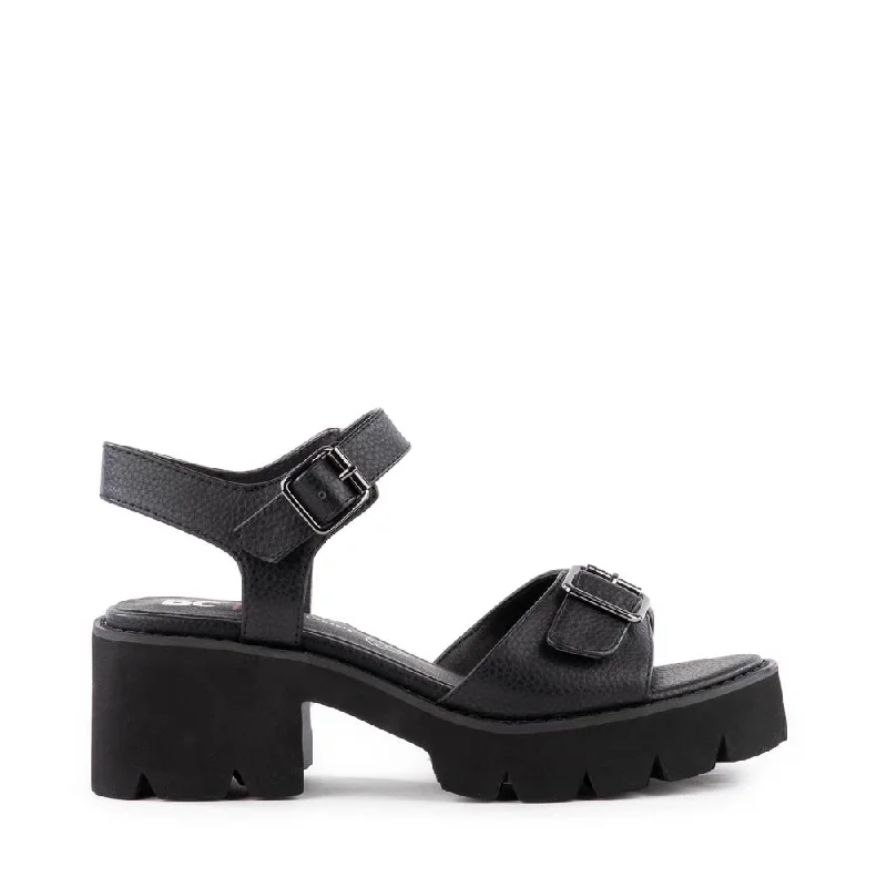 Durable Snow Boots So Famous Sandal in Black from BC Footwear