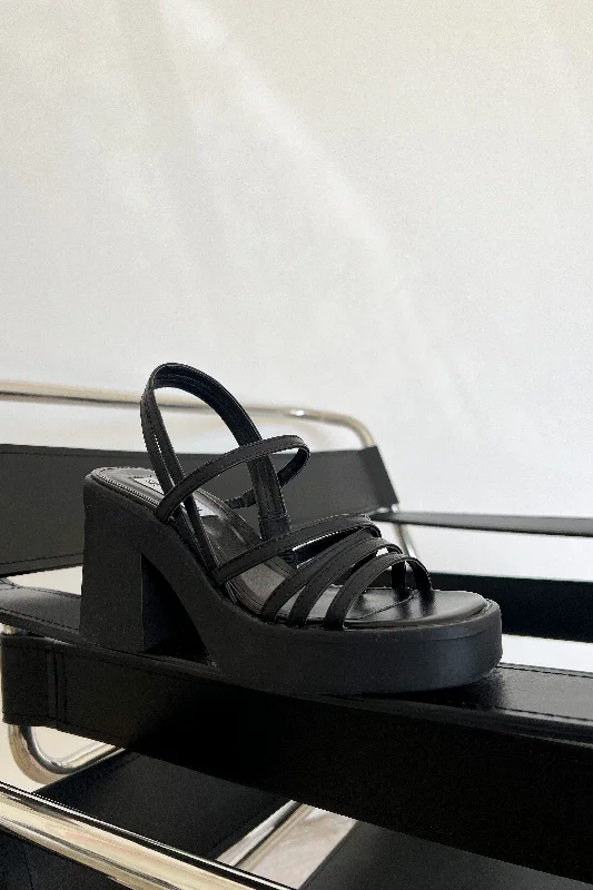 Best Running Footwear Steve Madden Kalani Leather Strappy Platform Sandal