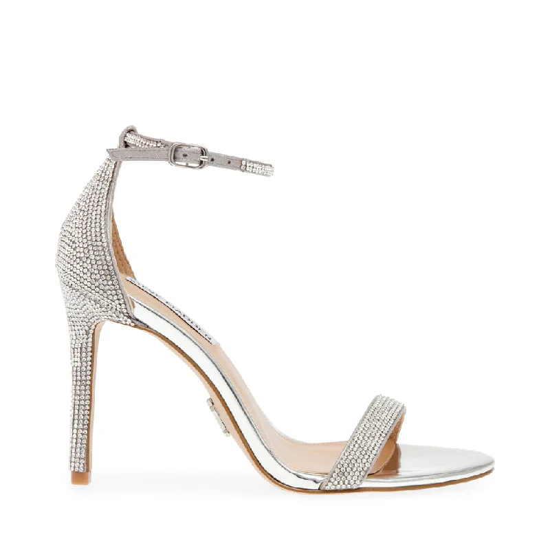 Comfortable Dress Flats Tecy-R Sandal RHINESTONE