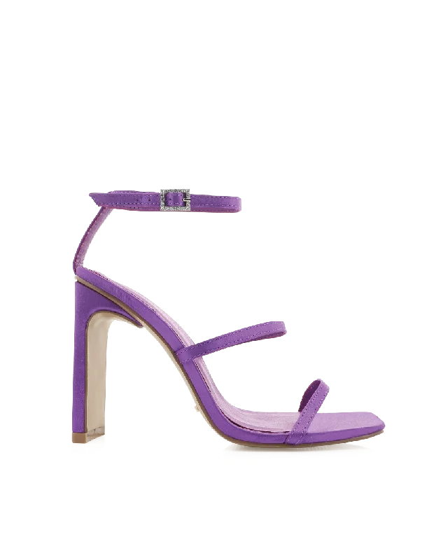 Comfortable Slippers For Home TIAKA - GRAPE SATIN