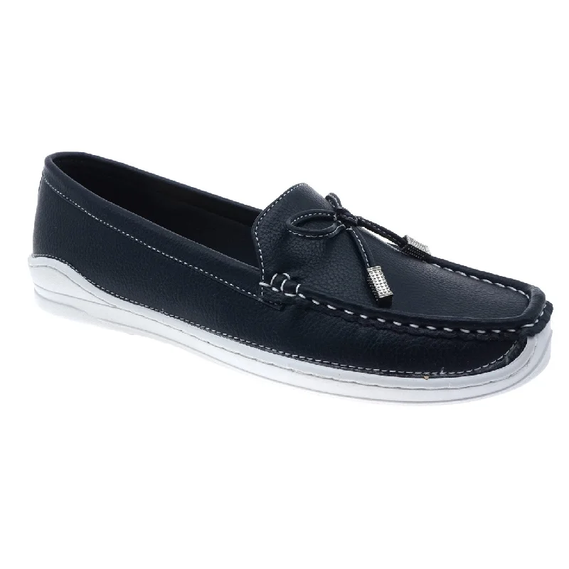 Stylish Platform Boots ARYA3 - NAVY BLUE