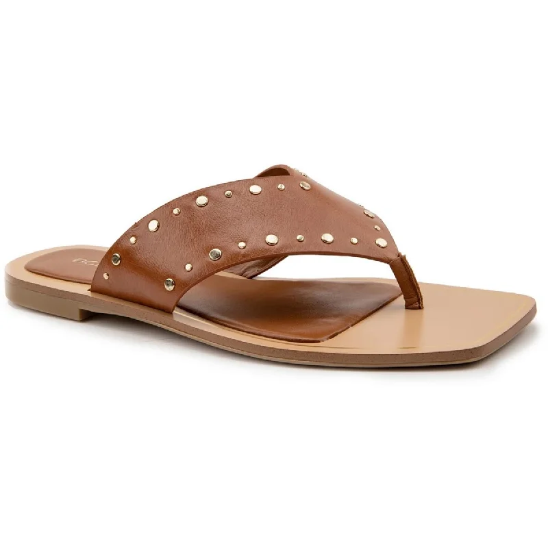 Chic High Heels Collection BCBGeneration Womens IXINA Leather Thong Sandals