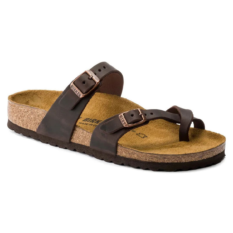 Women’s Designer Boots 'Birkenstock' Women's Mayari Leather Sandal - Habana