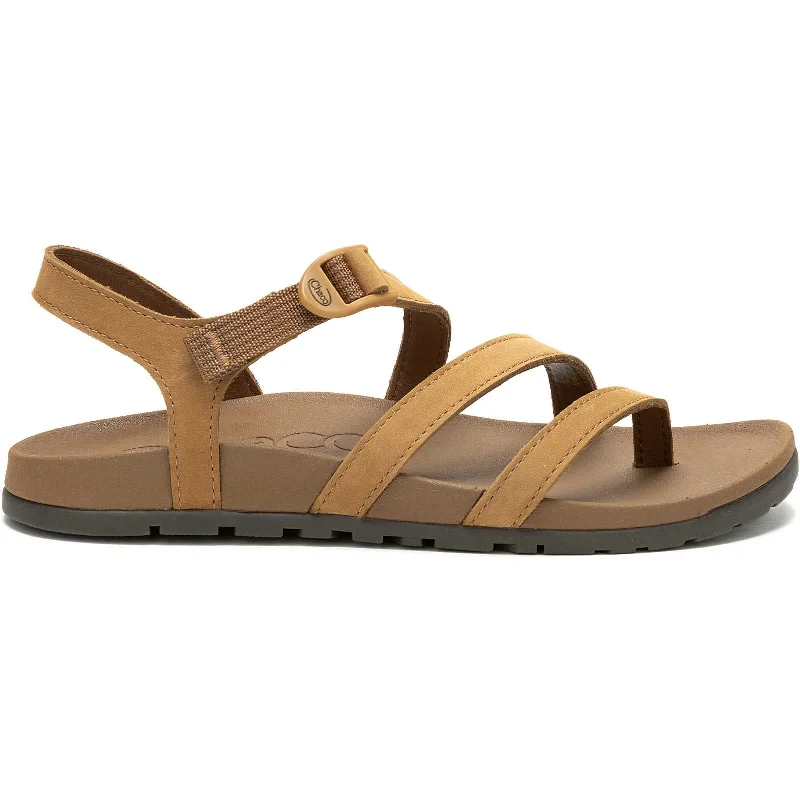 Women’s Platform Sandals 'Chaco' Women's Lowdown Strappy Sandal - Bone / Brown