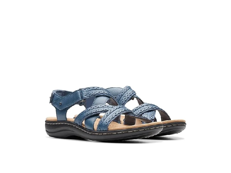 Leather Casual Shoes Clarks Laurieanne Rena Blue 77341