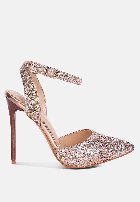 Women’s Wedding Shoes Cloriss Diamante Embellished Glitter High Heels