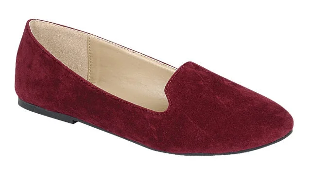Stylish Work Shoes DIANA81 - BURGUNDY