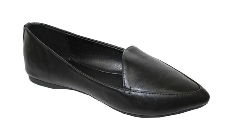 Comfortable Work Sneakers EVITA3N - BLACK PU