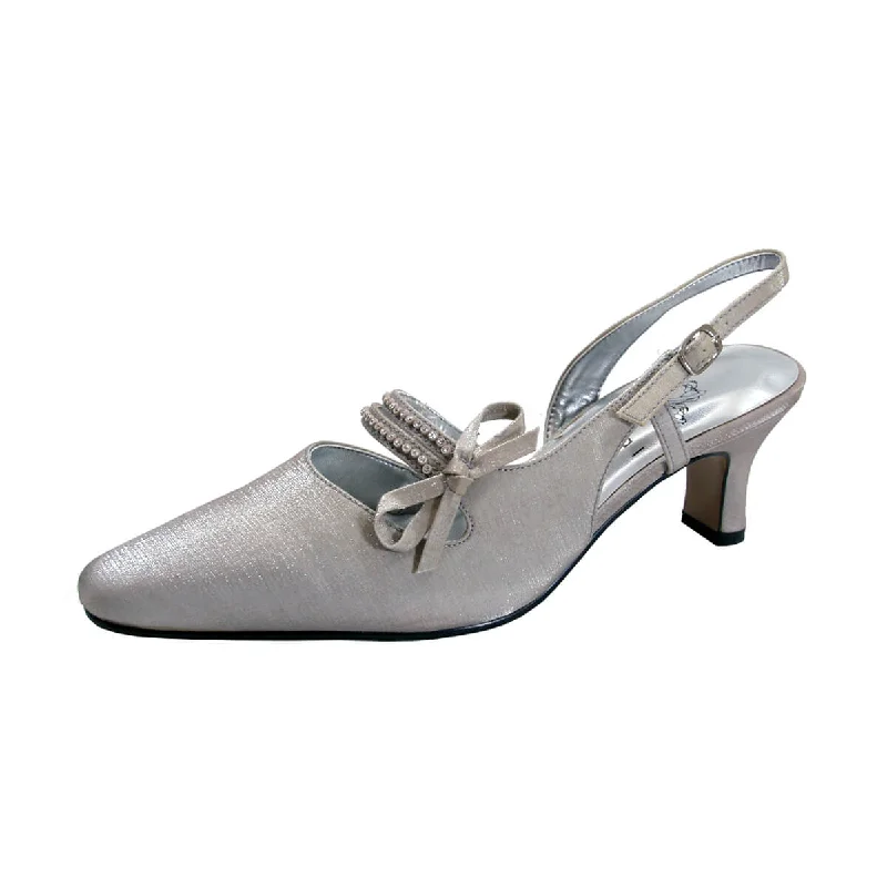 Comfortable Loafers For Men FLORAL Britt Women's Wide Width Slingback Dress Pumps