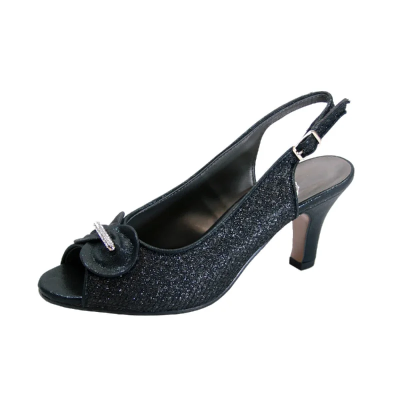 Casual Booties For Sale FLORAL Marian Women's Wide Width Peep Toe Slingback Sandals