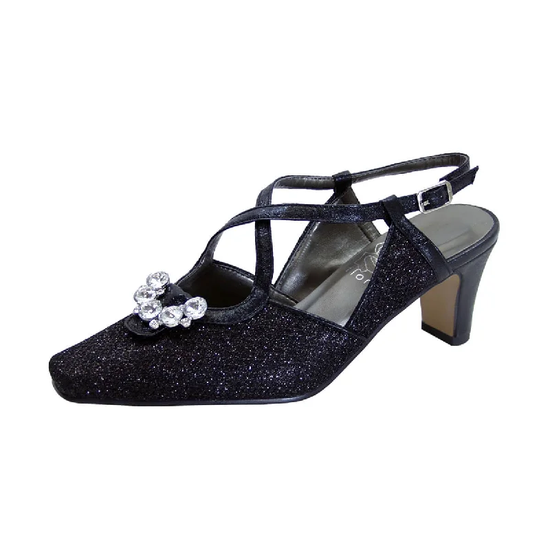 Comfortable Sandals For Summer FLORAL Raya Women's Wide Width Criss-Cross Dress Pumps