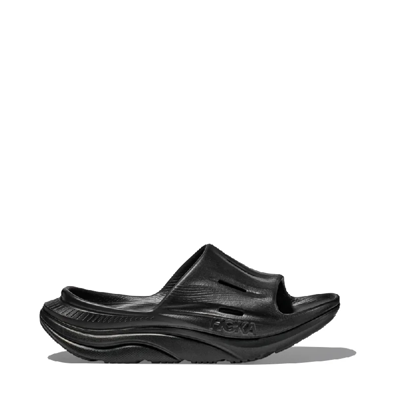 Women’s Ankle Boots Hoka Ora Recovery Slide 3 Sandal in Black