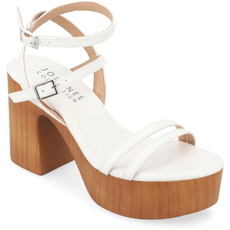 Comfortable Heeled Shoes Journee Collection Womens Emerynn Faux Leather Almond Toe Platform Sandals Comfortable Heeled Shoes Journee Collection Womens Emerynn Faux Leather Almond Toe Platform Sandals