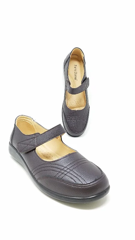 Comfortable Running Sneakers LIBBY44 - BROWN