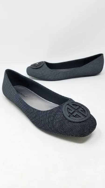 Sporty Running Shoes MONI55 - BLACK & WHITE