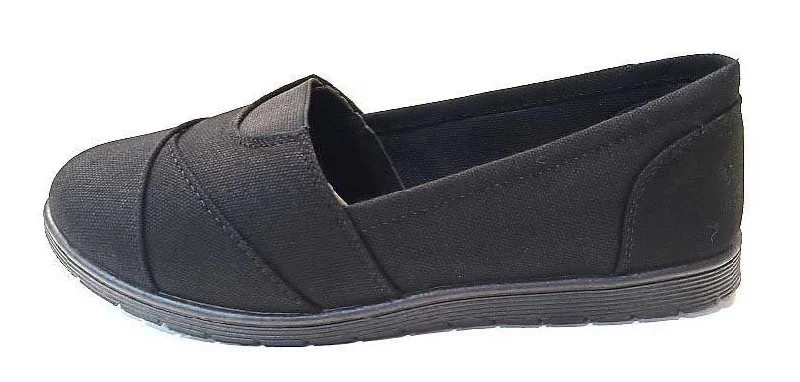 Stylish Sneakers For Hiking NK176 - BLACK