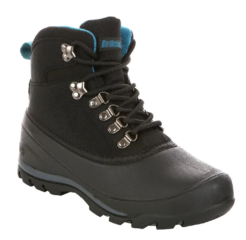 Leather Women’s Shoes 'Northside' Women's Glacier Peak 200GR WP Winter Boot - Black / Teal