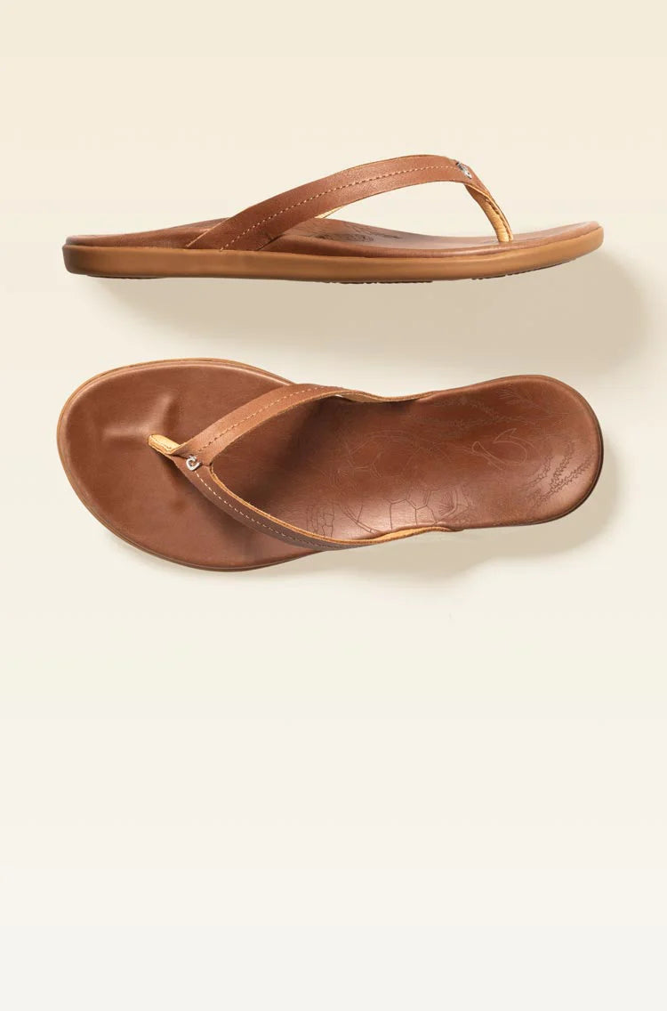 Eco-Friendly Sneakers Olukai Honu Tan