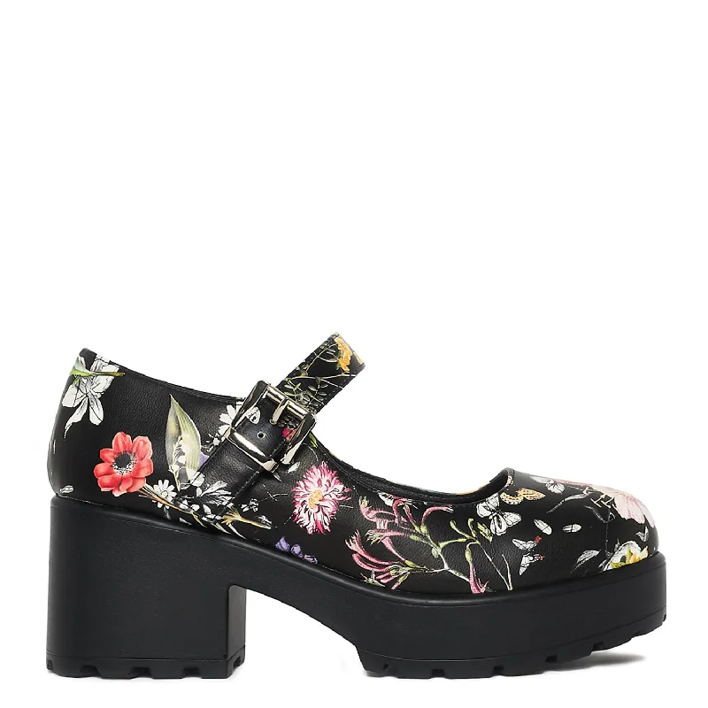 Luxury Leather Sneakers Tira Mary Jane Shoes 'Floral Edition'