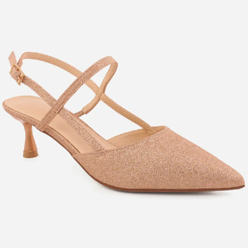 Comfortable Casual Sandals Women "DYKEIL" Ankle Strap Heel Sandals
