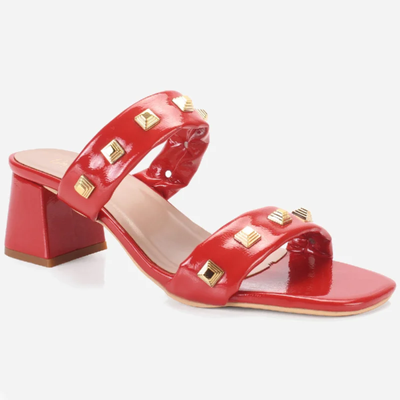 Comfortable Slippers For Home Womens "GALA"Fancy Stud Detailing Sandals