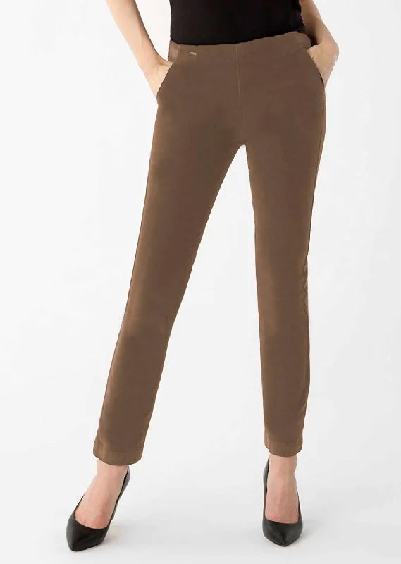 Comfortable Skirts For Women Charlene Corduroy Ankle Pant In Wheat