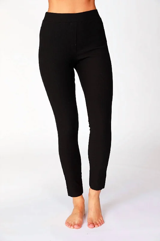 Stylish Business Wear Lounge Pant In Black