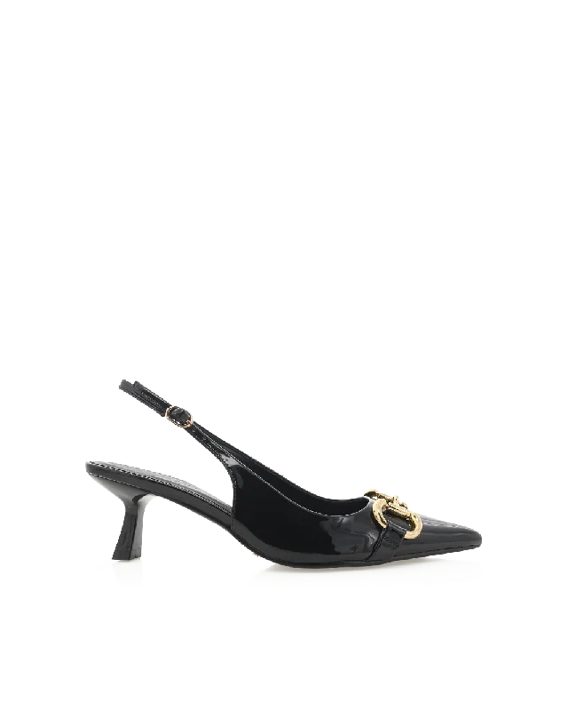 Elegant Wedding Shoes ABBIE - BLACK PATENT