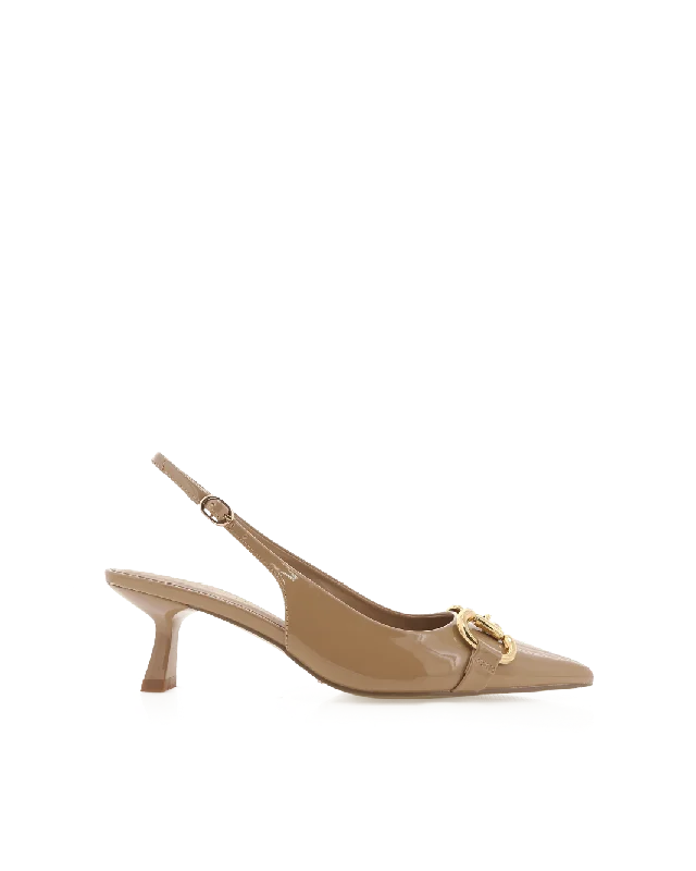 Casual Booties For Sale ABBIE - TAUPE PATENT