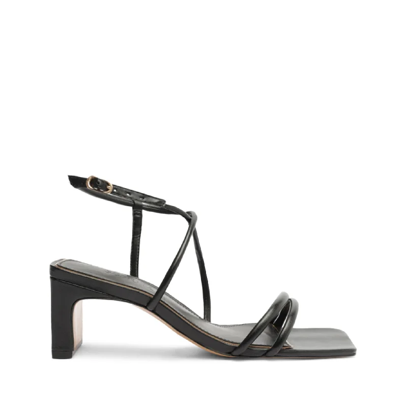 Stylish Work Shoes Aimee Block Leather Sandal