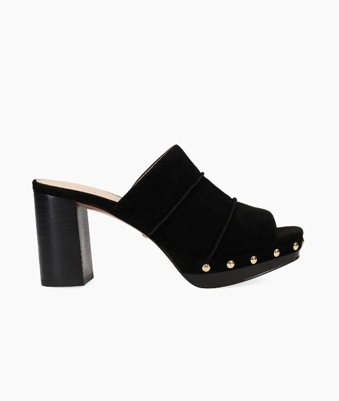 Black Dress Shoes Amery Mule - Black