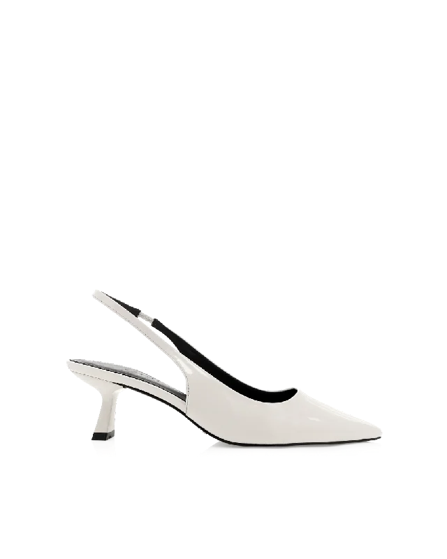 Trendy Sports Sneakers AYLA - BONE PATENT