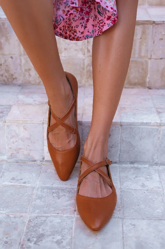 Elegant Wedding Shoes Bella Vita Criss Cross Pointy Toe Flats