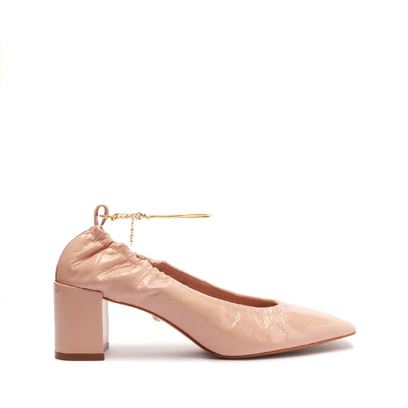 Luxury Boots For Sale Bethany Mid Block Leather Pump