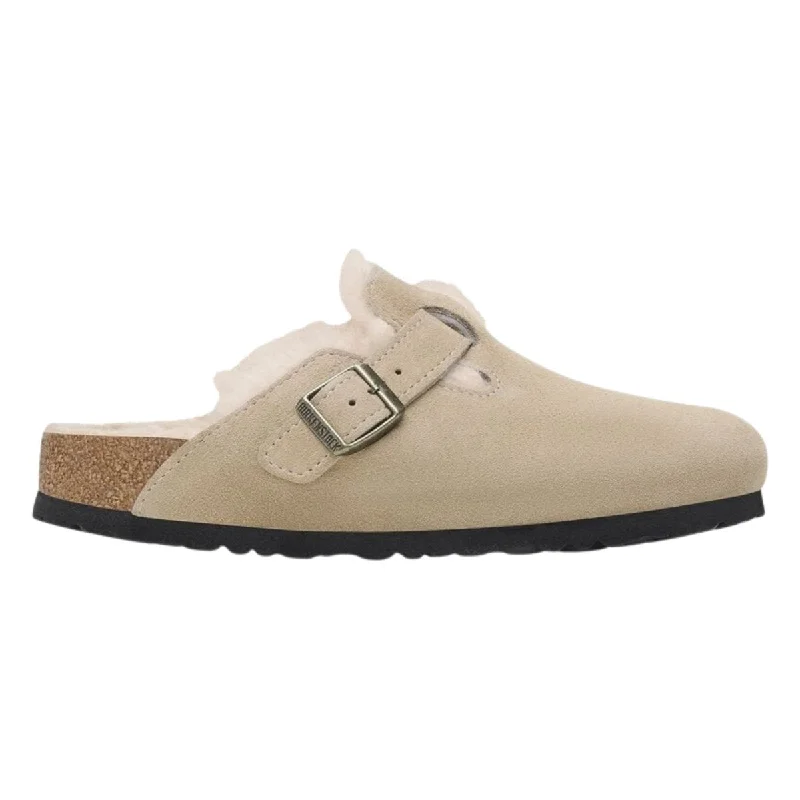 Warm Winter Boots Birkenstock Women's Boston Shearling Taupe