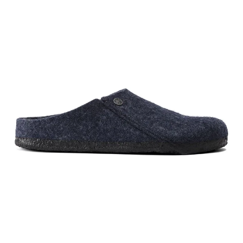 Comfortable Dress Flats Birkenstock Women's Zermatt Navy Wool