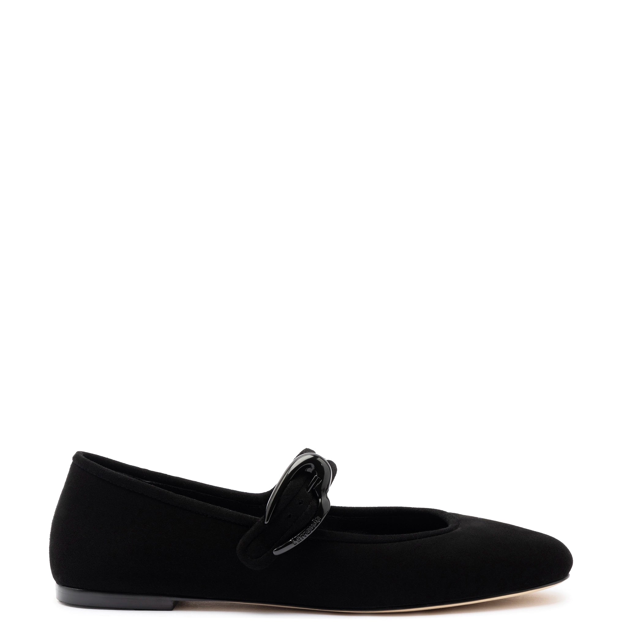 Best Running Sneakers Verona Ballet Flat In Black Suede
