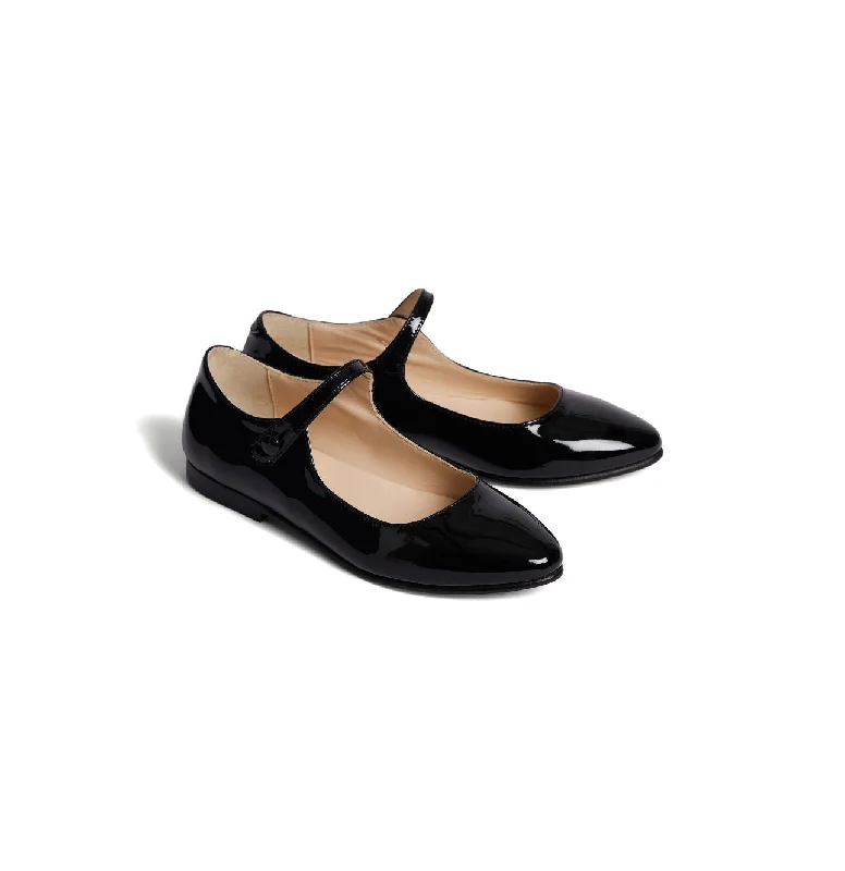 Elegant Casual Footwear Bonpoint Black Patent Mary Jane