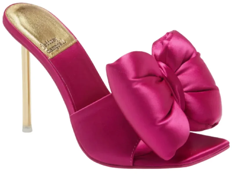 Comfortable Winter Sneakers Jeffrey Campbell: Bow-Down in Fuchsia