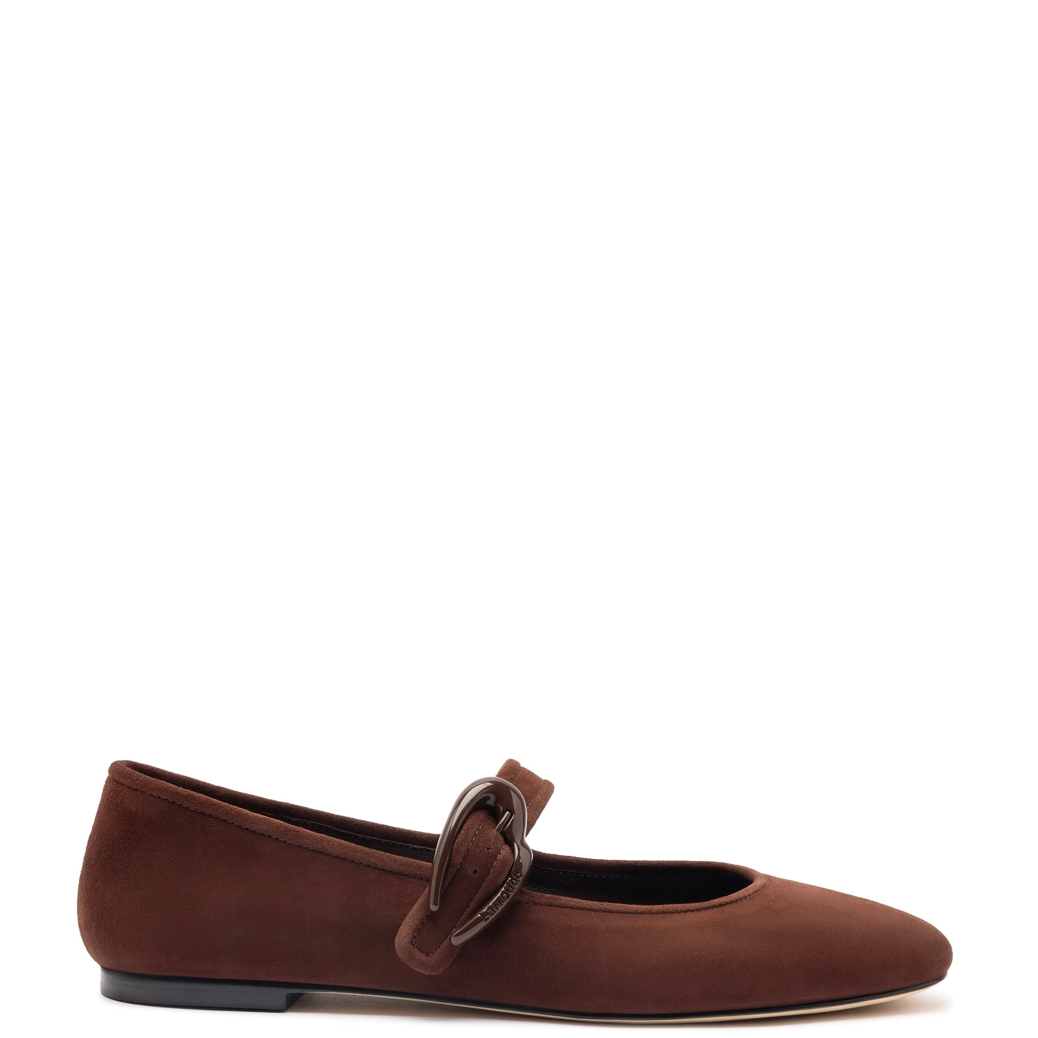 Cozy Winter Shoes Verona Ballet Flat In Brown Suede