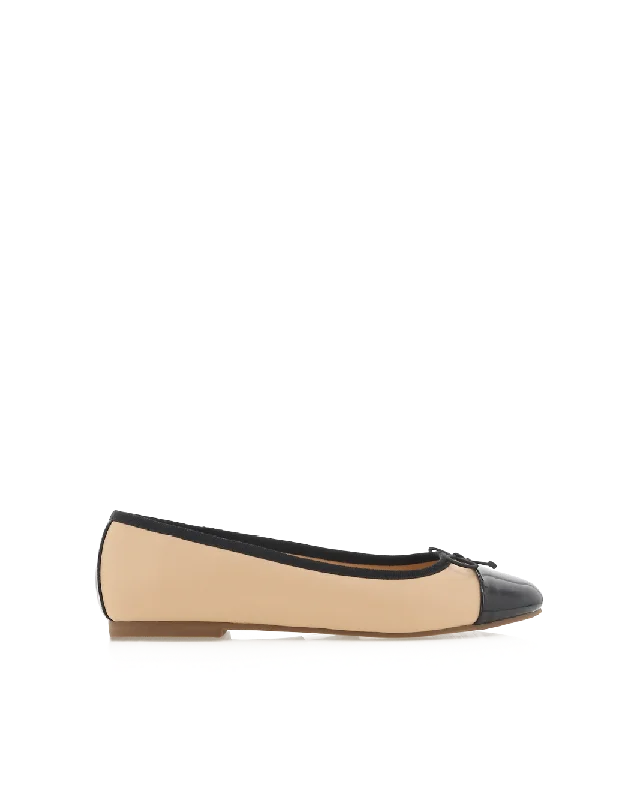 CARDEN - NOUGAT-BLACK PATENT