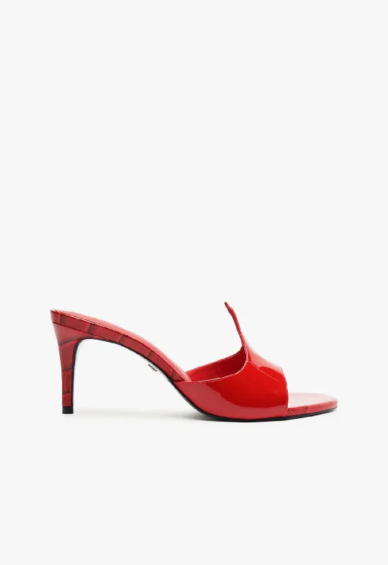 Best Sneakers For Work Carlie Mule Patent Leather Sandal