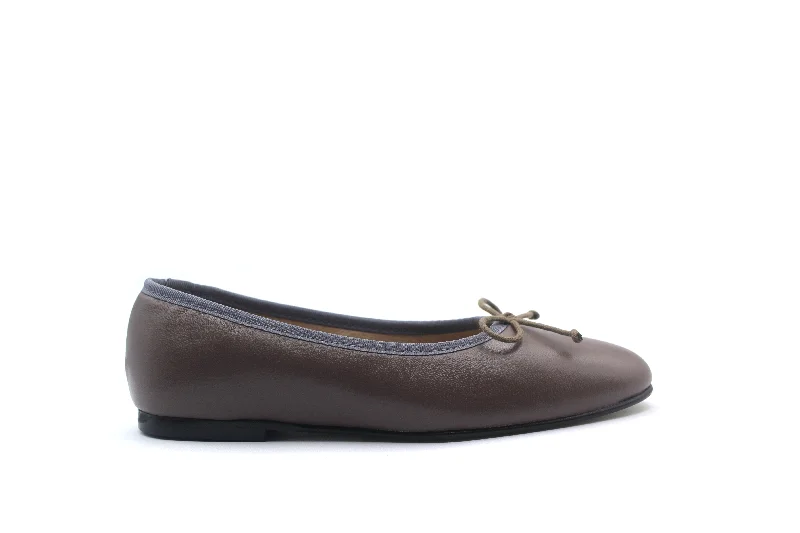 Trendy Boots For Winter Valencia Taupe Ballet Flat