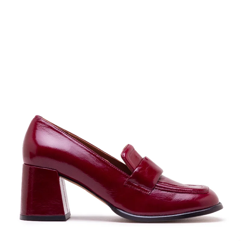 Trendy Casual Shoes ZELDA BLOCK HEEL MOCCASSIN
