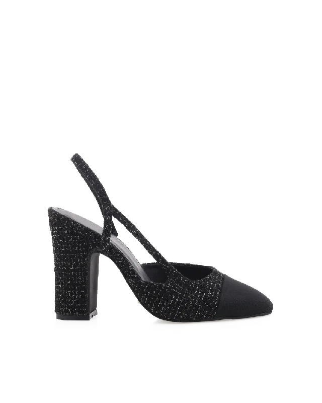 Comfortable Loafers For Women CROSBIE - BLACK TWEED MIX