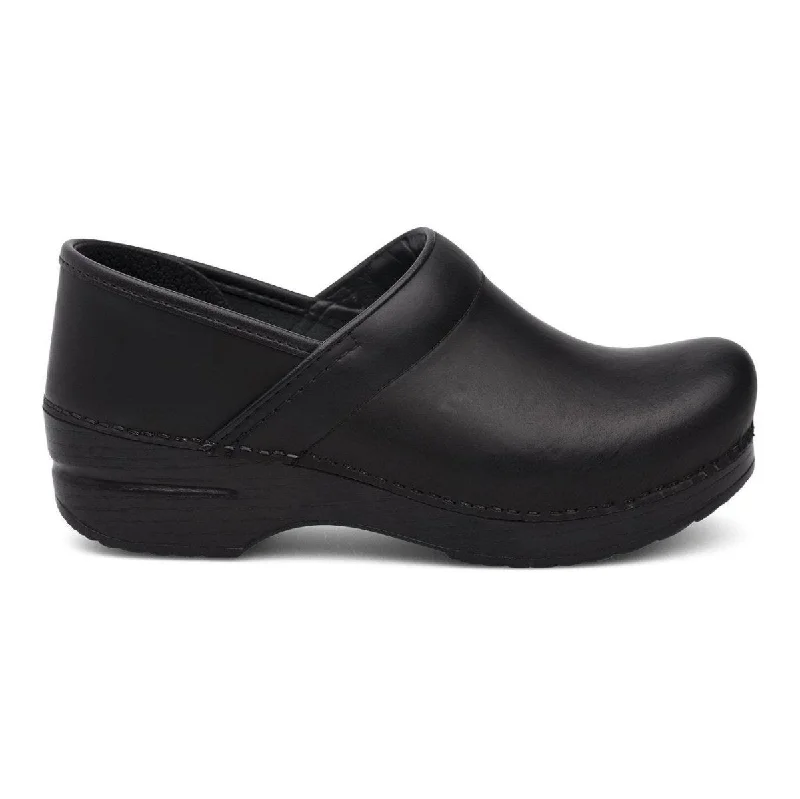 High Fashion Work Boots Dansko Women's Professional Black Cabrio Leather