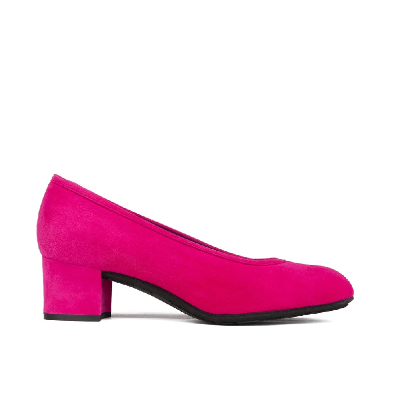 Trendy High Top Sneakers DAWEI FUCHSIA SUEDE