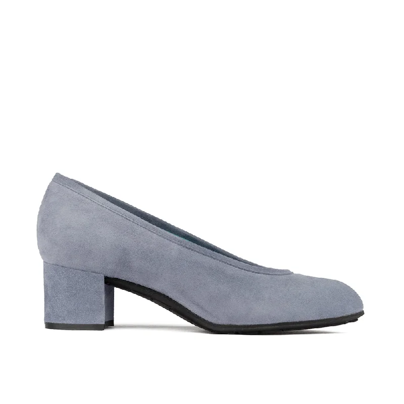 Waterproof Loafers DAWEI STEEL BLUE SUEDE