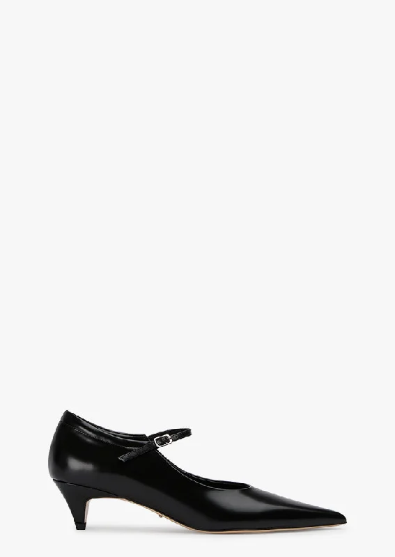 Luxury Running Shoes Diana Black Hi Shine
