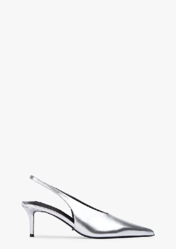 Casual Walking Boots Diva Silver Nappa Metallic